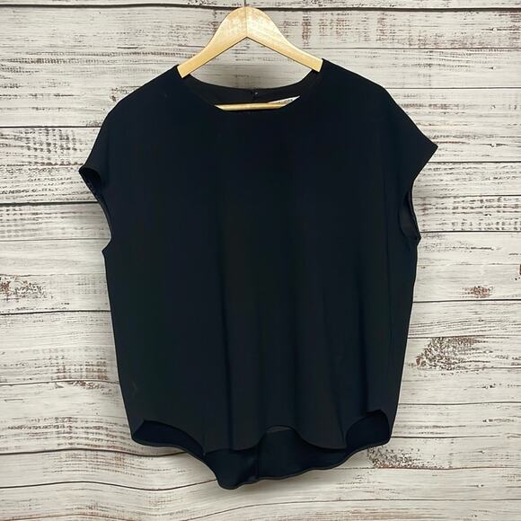 MM Lafleur The Didion Top - Crepe Black Medium - Picture 2 of 8